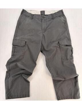 Red Kap Cargo Pants Waist 34-30 in. Gray Relaxed Workwear Casual